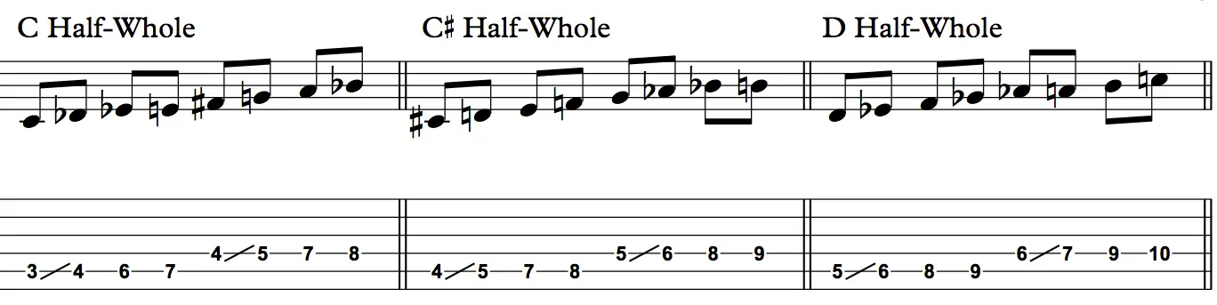 diminished scale 1